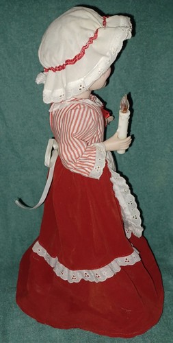 *RARE* Vintage Musical Telco Motion-ettes Christmas Mrs. Santa Claus 18” READ - Picture 8 of 11
