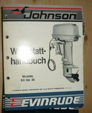 Werkstatthandbuch Johnson Außenborder Bootsmotor Mod. 9.9-30