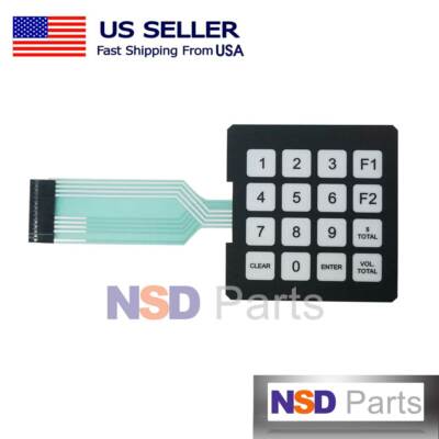 Programmable Manager Membrane Switch Keypad for Gilbarco Encore M00147A001  