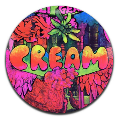 Creme Band Psychedelic Rock Clapton 25 mm / 1 Zoll D Pin Button Anstecker