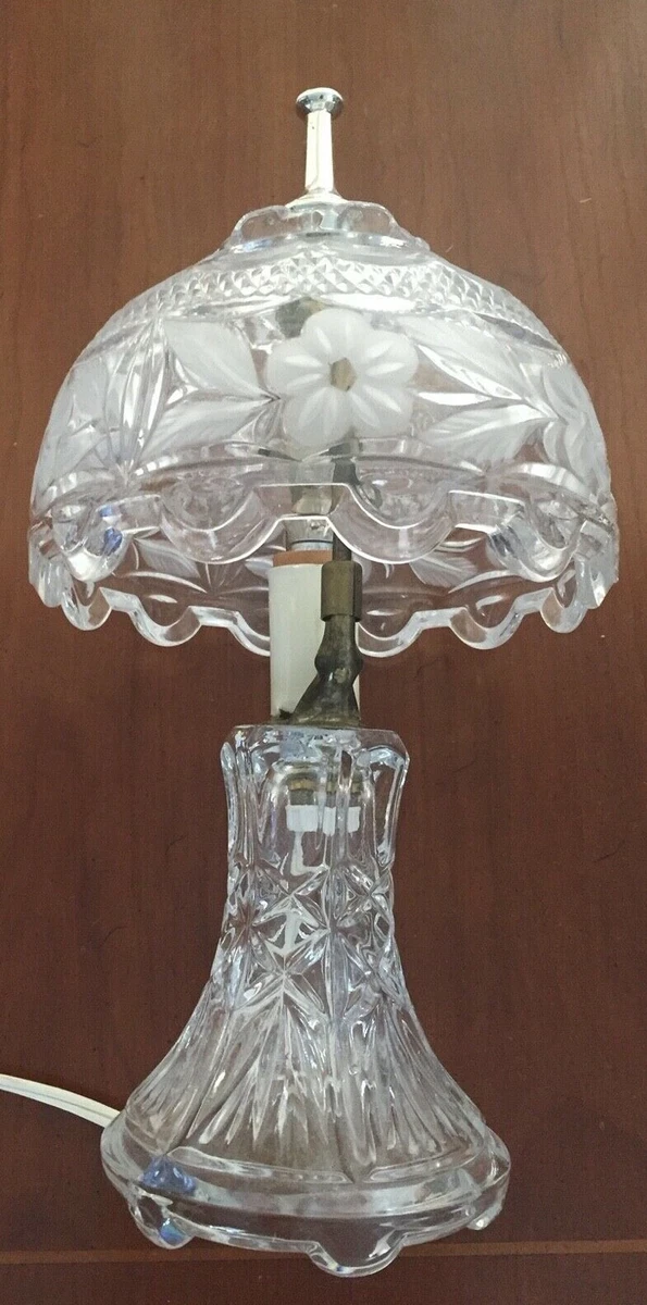 Vintage small crystal lamp deals