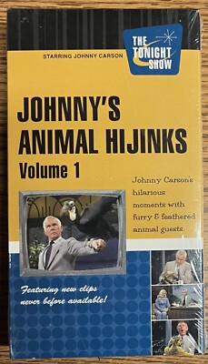Johnny's Animal Hijinks Volume 1 VHS Still Sealed 2000 Carson Productions Group