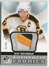 Ray Bourque 2012-13 Sp Game Used Authentic Fabrics Patch 32/35 Bruins