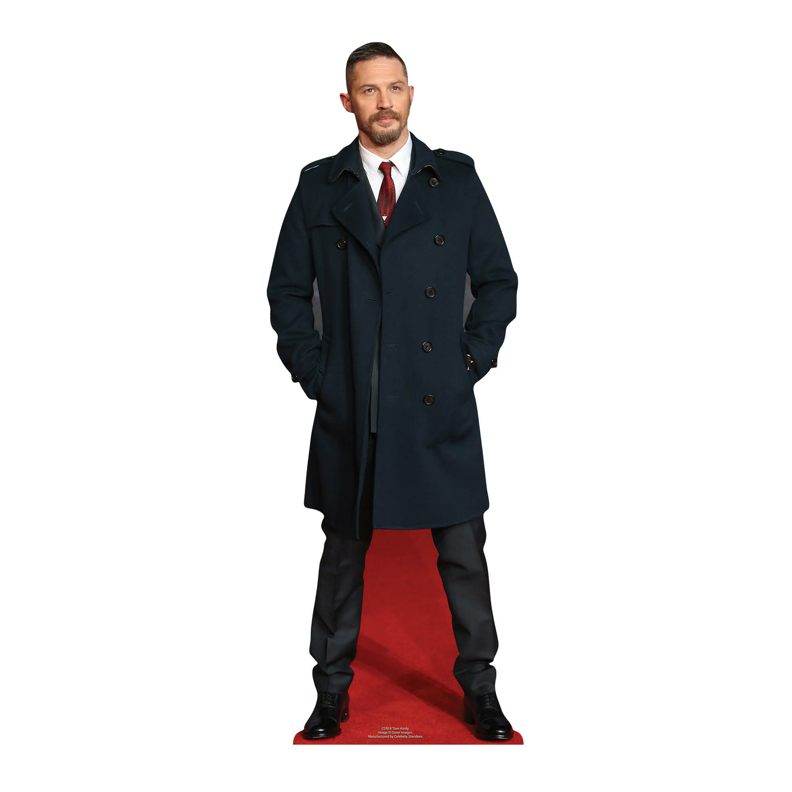 Tom Hardy Black Coat Mini Cardboard Cutout Celebrity Actor / Standee / Standup