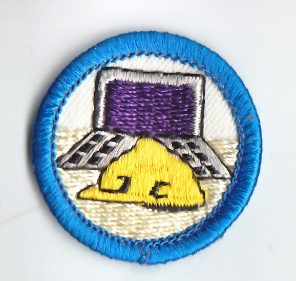 Retired Girl Scouts Junior Badge Patch WTELight Blue RARECareers eBay