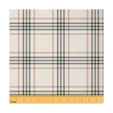 Tartan Plaid Upholstery Fabric for Chairs, Vintage Buffalo Check Outdoor Fabr...