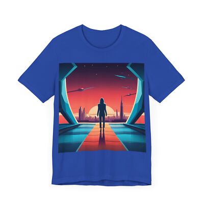 The Space Divide Unisex Jersey Short Sleeve Tee