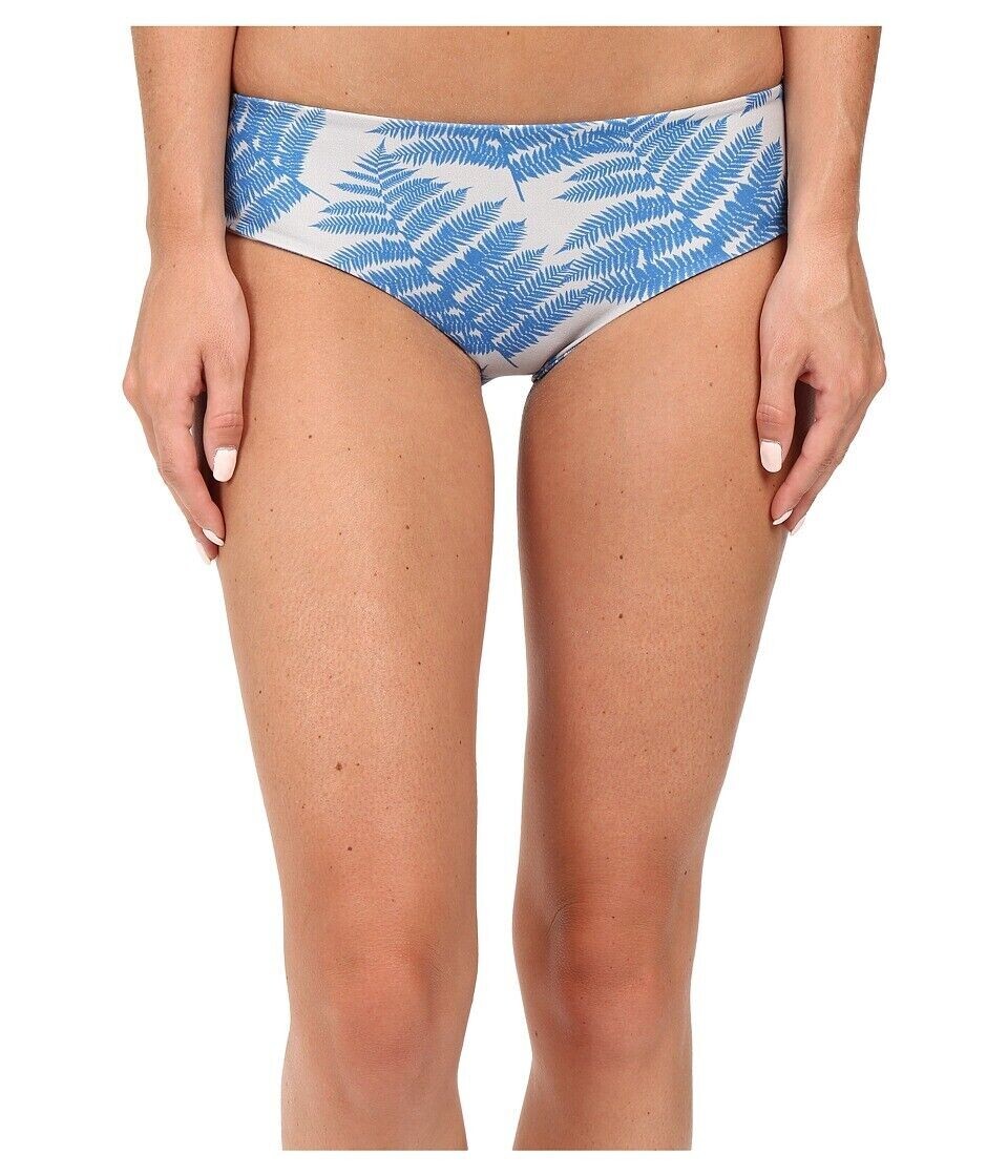 MIKOH SWIMWEAR Fern Blue Hawaii Cruz Bay Bikini Bottom Women's Size XSmall