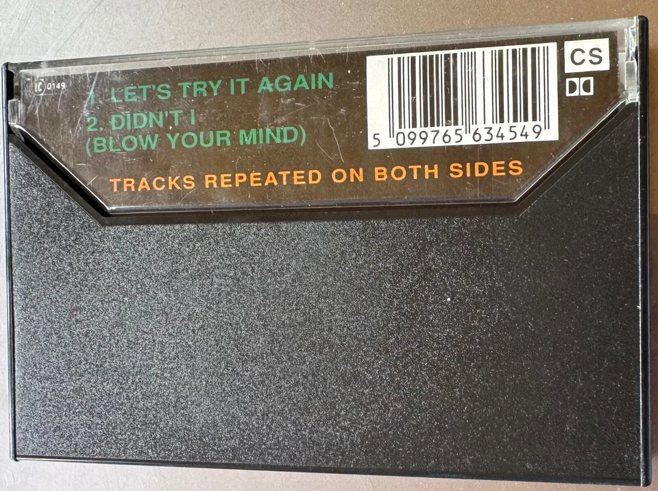 NEW KIDS ON THE BLOCK - LET'S TRY IT AGAIN/DIDN'T I (BLOW) (UK CASSETTE SINGLE) - Image 2 of 4