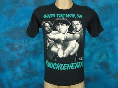 vintage 80s THE THREE STOOGES KNUCKLEHEADS T-Shirt XS comedy 