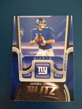 Daniel Jones #BTZ-DJO BLITZ Insert 2021 Panini Playbook Football Card GIANTS