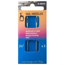 Pony Sail Hand Sewing Needles 2.75"  For sewing Thick Canvas Or Heavy Leather