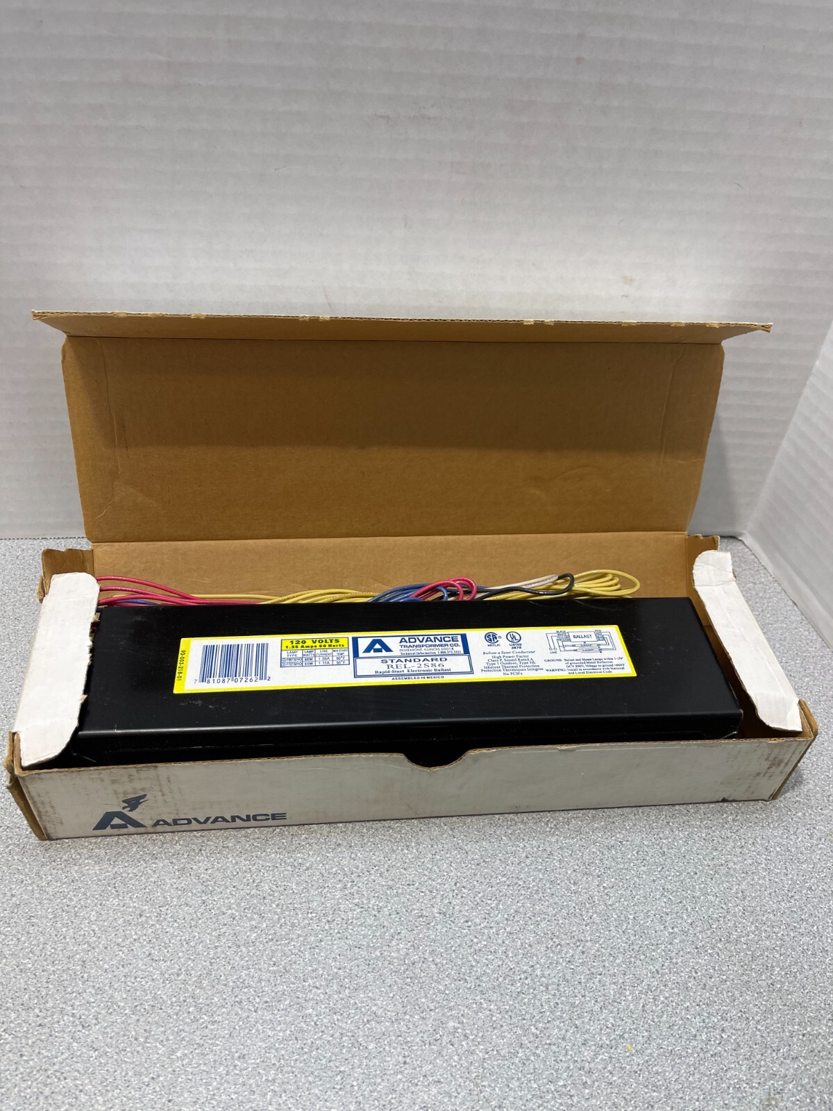 ADVANCE FLUORESCENTLIGHT BALLAST (2) F96T8/HO REL2S86 eBay