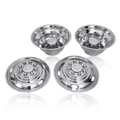 4 New 2003-2018 DODGE 3500 17'' Dual Wheel Steel Simulators Dually Cover Truck
