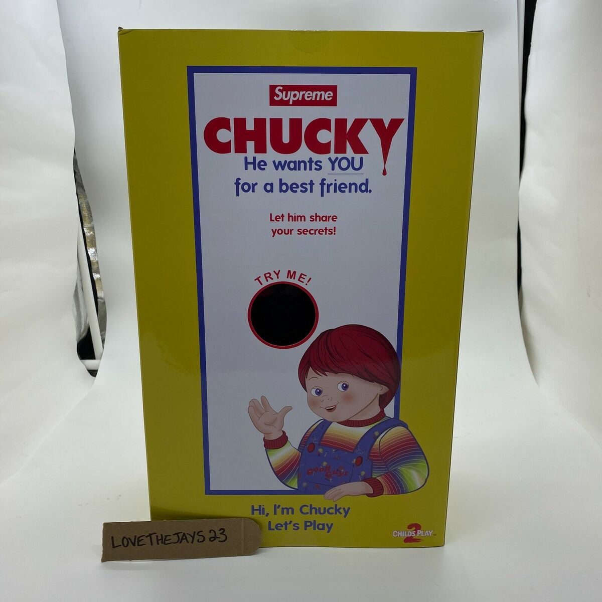 Brand New Supreme Chucky Doll Authentic FW20 With Box! Talks Brand New Supreme Chucky Doll Authentic FW20 With Box! Talks