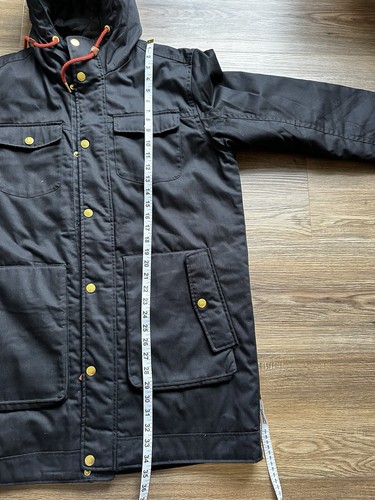 WeSC Mens Jaxon Padded Coat Sz L Streetwear Chore Utility Luxury Long Jacket - Picture 11 of 12