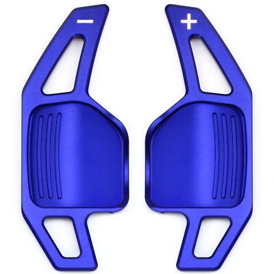 Schaltwippen Verlängerung Alu Blau kompatibel mit Seat Exeo ST 3R2 3R5