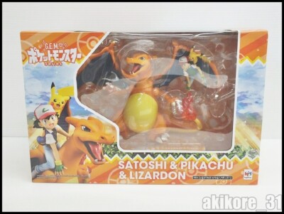 Figurine MegaHouse – Sacha / Satoshi – Avec Amphinobi (Gekkouga) Et Pikachu – 2017