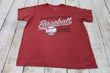 Fanatics Vintage Style WSU Washington State Cougars Baseball Red T-Shirt size XL