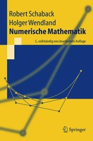 Robert Schaback (U. A.) | Numerische Mathematik | Taschenbuch | Deutsch (2004)