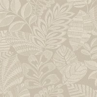 Grandeco A86401 Vlies Tapete Madou Blatt Botanik Beige Texturiert Neu