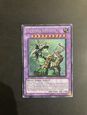Yu-Gi-Oh! HA04-EN55 Naturia Exterio (1st Edition) Secret Rare, MILD PLAY