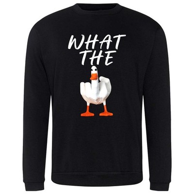 What The Duck Herren & Damen Sweatshirt
