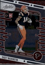 Casey Washington 2024 Panini Absolute Retail Atlanta Falcons Rookie #101