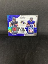 2019 Panini Absolute Team Tandem Justice Hill Mark Ingram II Dual Tag Shield 1/1
