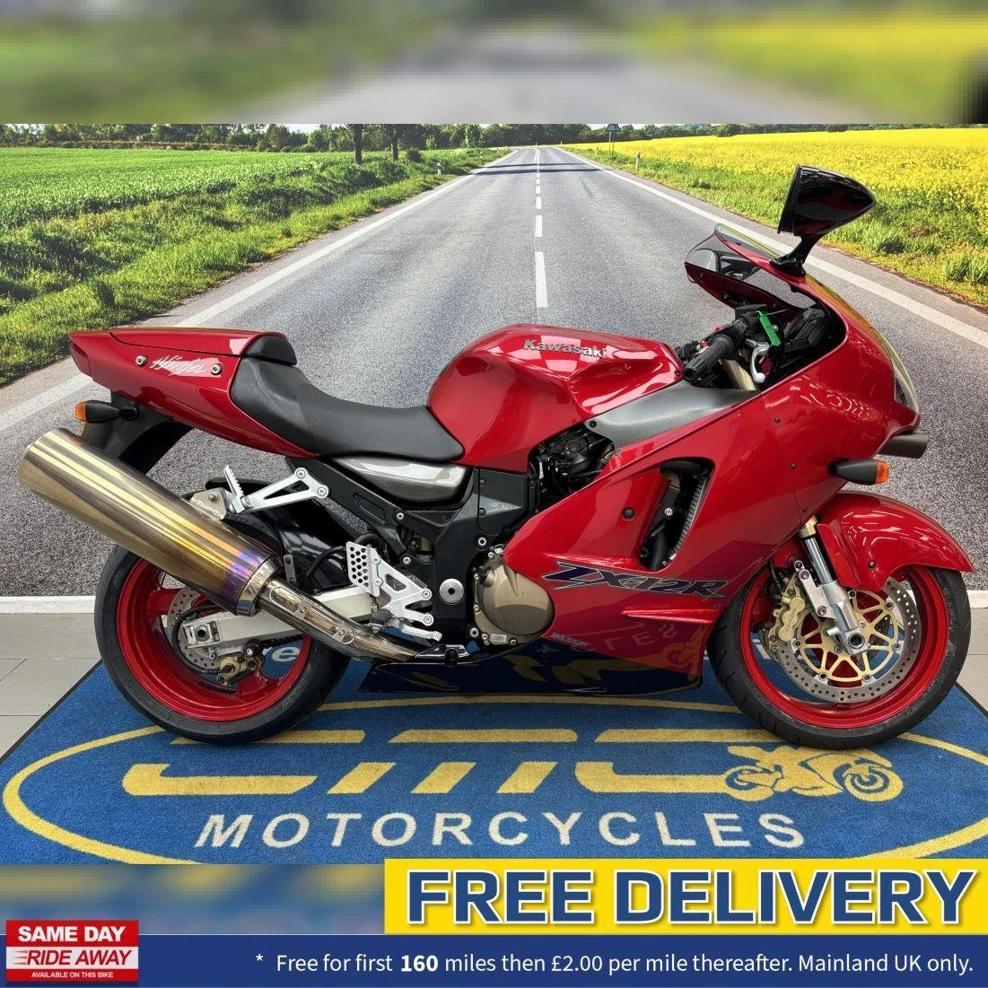 Kawasaki ZX 1160 to 1334 cc Capacity Motorcycles & Scooters for