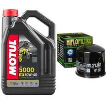 VN750 Vulcan Motul 5000 10w40 4L Oil Filter Kit Kawasaki VN 750 1994 8.94 per litre
