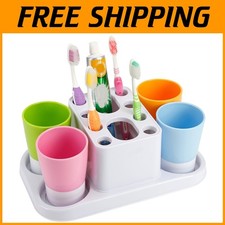 Space-Saving Toothbrush Holder Organizer