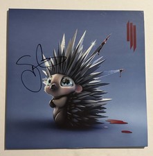 SKRILLEX DJ DISCO DE VINILO AUTOGRAFIADO FIRMADO A MANO EDM STAR SONNY MOORE CERTIFICADO DE AUTENTICIDAD