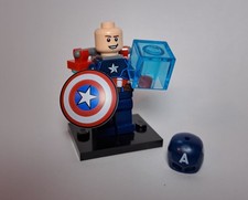 LEGO Marvel Avengers Minifigur Captain America mit Zubehör - gebraucht