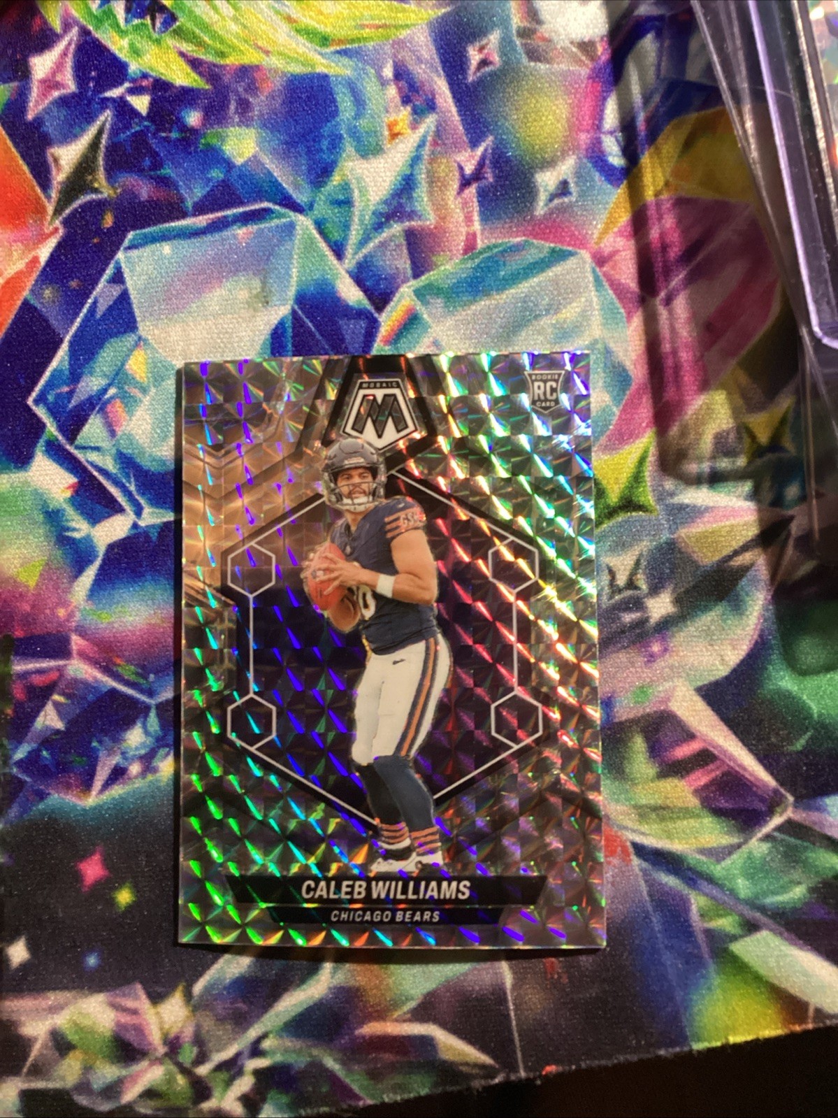 2024 Panini Mosaic - Rookies Caleb Williams #301 Silver Prizm (RC)
