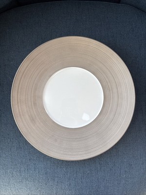 JL COQUET HEMISPHERE PLATINUM DINNER PLATE - Full Rim