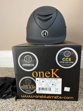 One K Defender JR Junior MIPS Riding Helmet Black Medium 6 3/8 - 6 1/2 Kids