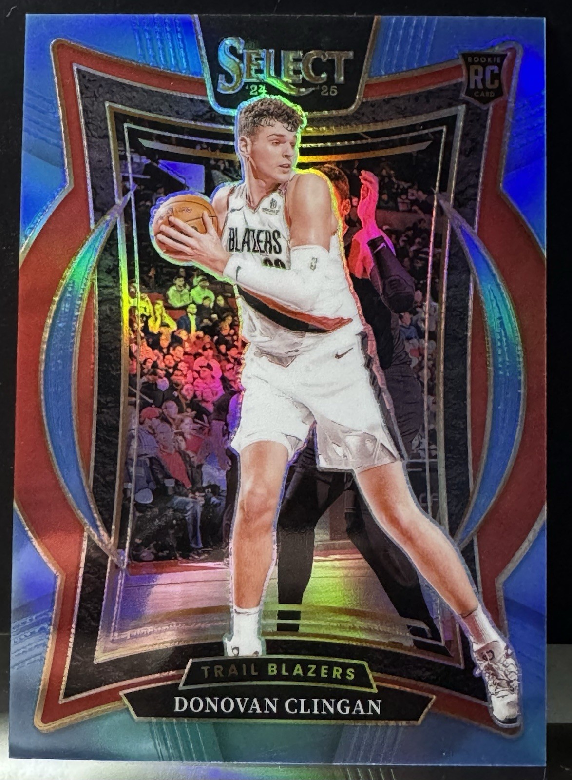 2024-25 Panini Select - Concourse Donovan Clingan #69 Light Blue Prizm /299 (RC)