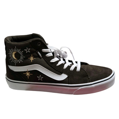 VANS SIZE 7.5  Filmore Hi Coffee Embroidery Turkey High Top Women Sneakers EU38
