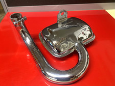 VESPA P125X PX125E SHOP SECONDS CHROME STANDARD EXHAUST WITH RUST SPOT ON CHROME