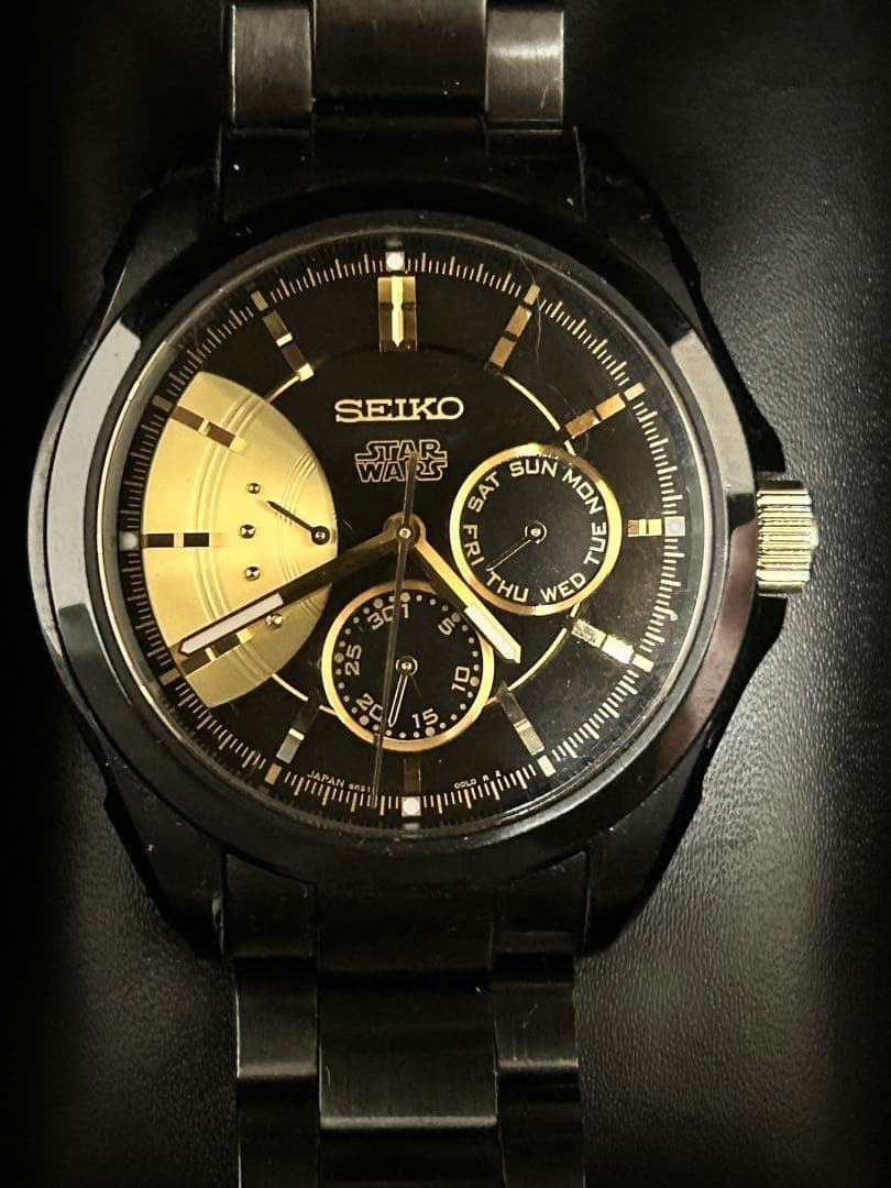 SEIKO Star Wars Collaboration C-3PO Limited Edition Rare Men's