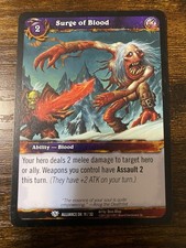 Juego de cartas coleccionables World of Warcraft Surge of Blood - Wrathgate 11/32 Alliance DK