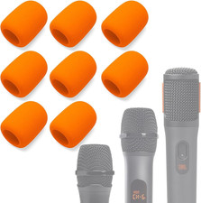 8-Pack Foam Mic Cover Compatible with JBL Partybox Wireless Mic Microphones, Wir