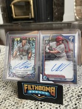 Aidan Miller Lot! 2024 Bowman 1st Auto, 2024 Bowman Sterling Auto