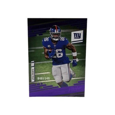 2021 Panini Prestige - Saquon Barkley #60 Xtra Points Purple /149