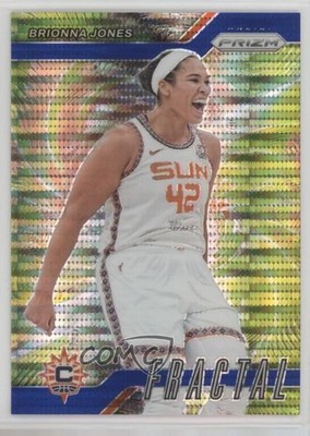 2024 Panini Prizm WNBA Fractal Blue Pulsar Prizm 77/199 Brionna Jones #9 13c5