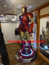 QUEEN STUDIOS Iron Man MK6 1/1 Statue Global Limited Edition Collectibl Figure