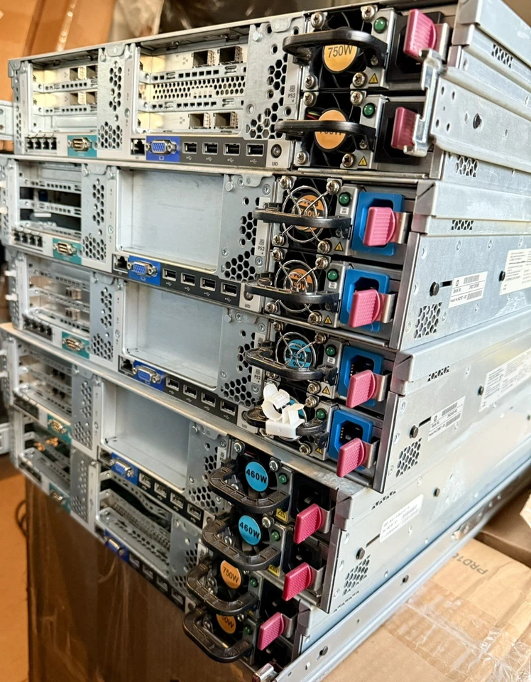 HP ProLiant DL380P Gen8 2x 8-Core Xeon E5-2690 2.90GHz 96GB RAM 8x Bays No HDDs - Image 3 of 4