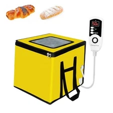 Dough Proofing Box Heater 100w,Sourdough Starter Warmer with NTC 20L Yellow