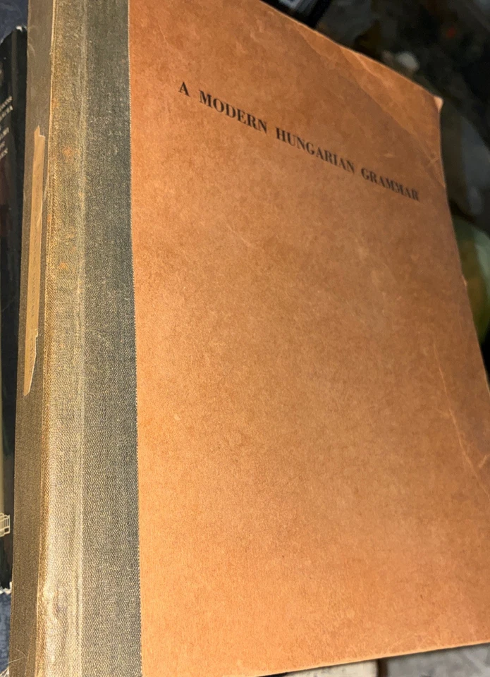 Hungarian Grammar 1942 Tihany Harvard Vintage 32 Lessons Vocabulary Language - Image 2 of 4